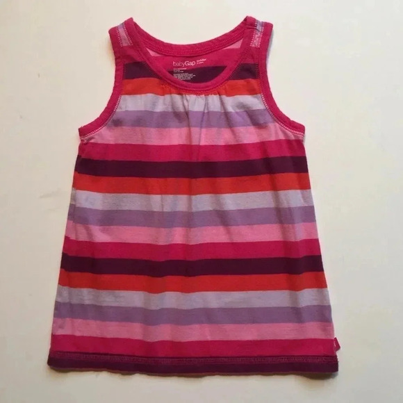 Baby Gap striped tank top 5 T - Picture 1 of 3